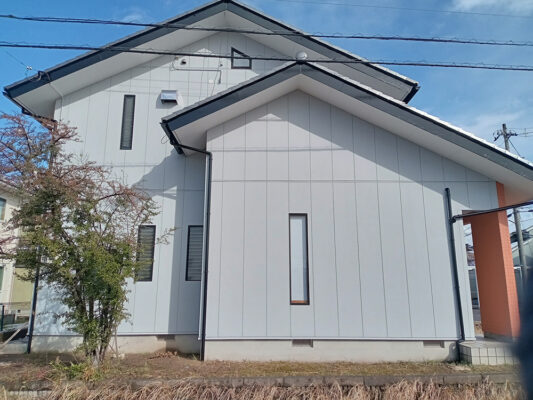 外壁・破風・軒天井・樋の塗装 富山県富山市立山町 M様低