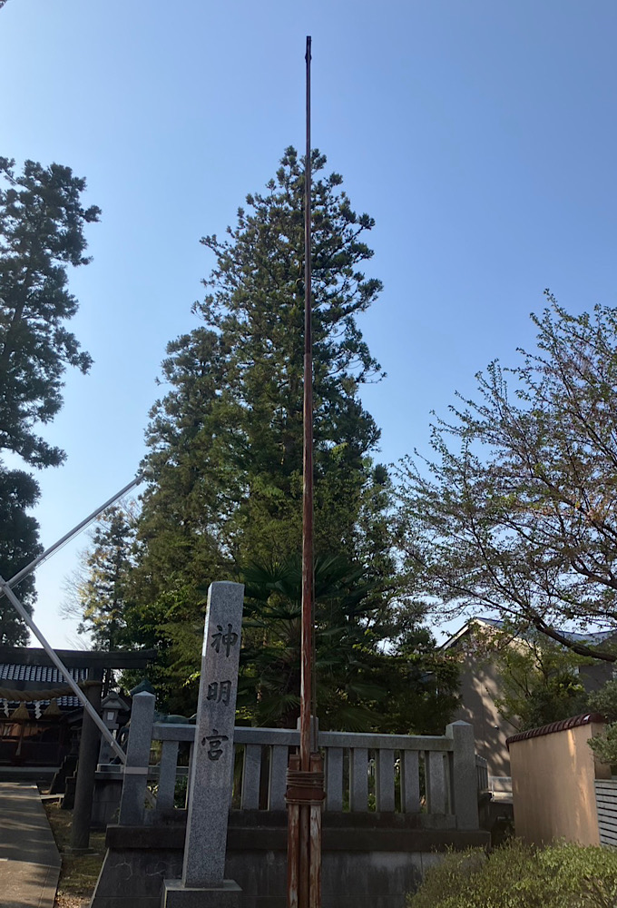 ポール　塗装　富山県富山市　シルバーコート